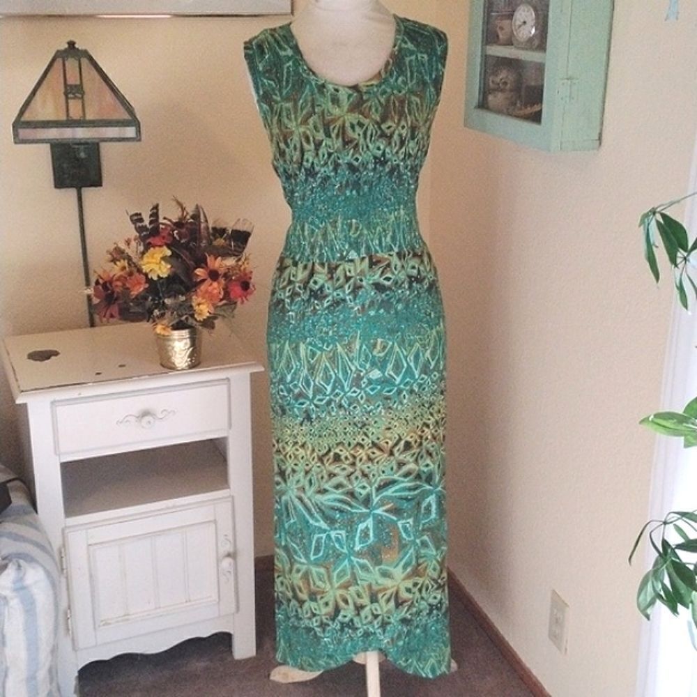 Vintage R & K Maxi Dress